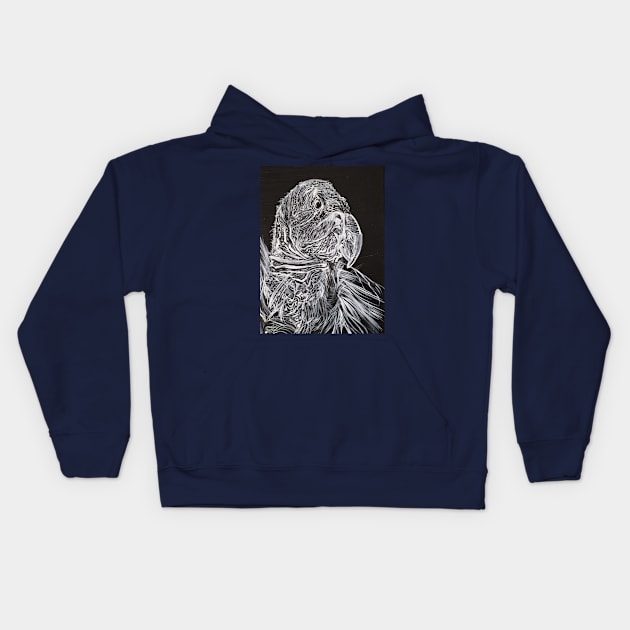 CONDOR IS MY NAME Kids Hoodie by lautir